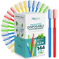 144 Pack Disposable Toothbrushes with Toothpaste (144 Count)