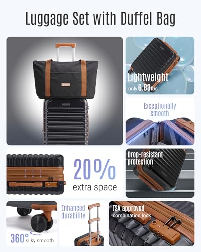 Luggage Sets Carry On Luggage 22x14x9 (2 Count)