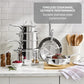Stainless Steel Pots and Pans Set 11 Piece