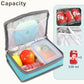 Small Insulated Lunch box Portable Soft Bag Mini Cooler Thermal Meal Tote Kit with Handle for Work & School