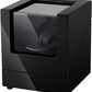 Uten Automatic Double Watch Winder Box, Luxury Wooden Storage Case for Mechanical Watch Winder with Quiet Motor 5 Rotation Mode, Black.