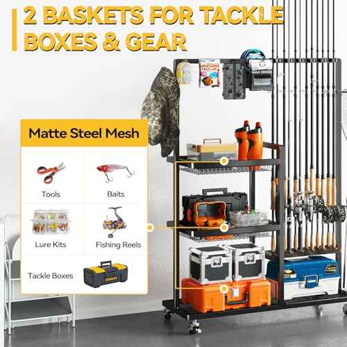 Fishing Rod Holders for Garage