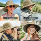 Safari Hat for Men Sun Hats for Women UV Protection UPF 50+ Fishing