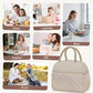 Lunch Box for Women Adult Men Insulated Cute Quilted Lunch Bag Women Reusable Large Lunch Tote Bag Leakproof Simple Cooler Bag for Work Office Picnic Beach or Travel