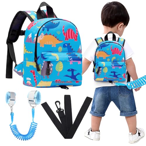 Toddler Backpack Leash with Anti Lost Wrist Link