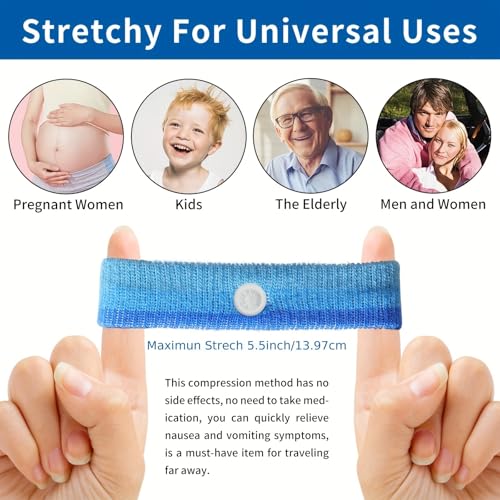 6 Pairs Motion Sickness Bands (12 Count)