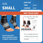 6 Pairs Compression Socks with Arch Support for Plantar Fasciitis (6 Count)