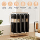 4 Pack 54" Garment Bags for Hanging Clothes (4 Count)