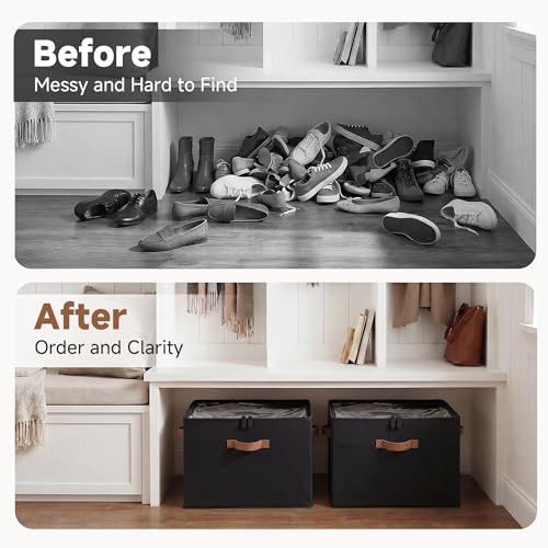 16 Pair Closet Shoe Organizer with Adjustable Dividers