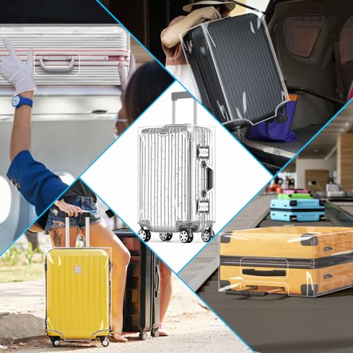 Clear PVC Suitcase Cover Tough Protector