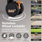 3 Piece Set Hardside Expandable Luggage with USB Charging Port and Cup Holder