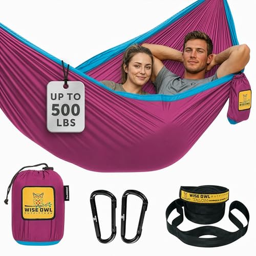 Hammock for Camping Double Hammocks Gear for The Outdoors Backpacking Survival or Travel