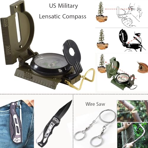 Survival Kit Survival Gear and Supplies (75 Count)