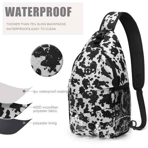 Crossbody Bags for Women Men Trendy Sling Bag Backpack Chest Bag