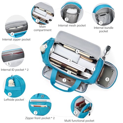 Small Underseat Carry On Luggage Bags for Travel with 10 Pockets