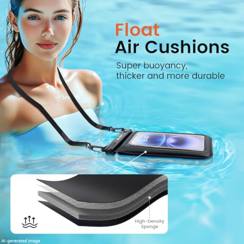 2 Pack Floating Waterproof Phone Pouch (2 Count)