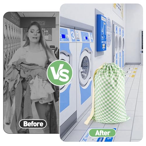 Laundry Bag Backpack for Dorm & Travel