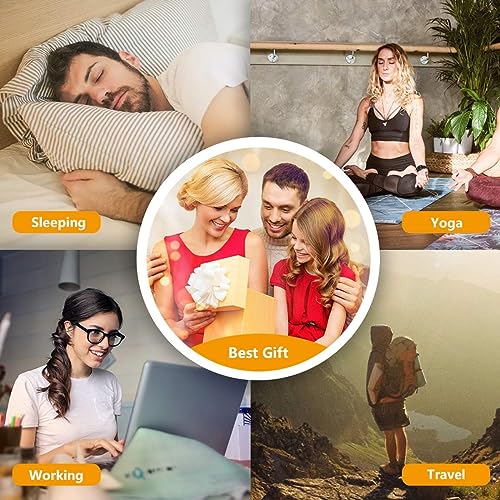 Sound Machine Easysleep White Noise Machine with 25 Soothing Sounds and Night Lights with Memory Function 32 Levels of Volume and 5 Sleep Timer Powered by AC or USB for Sleeping Relaxation