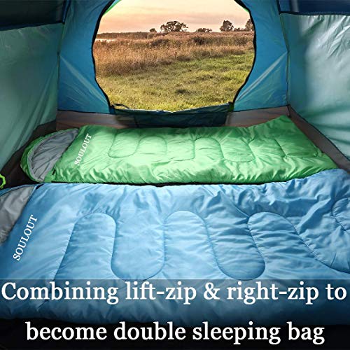 3 4 Season Sleeping Bag for Adults & Kids