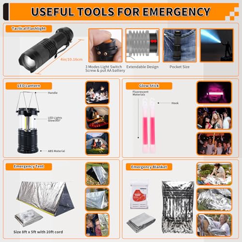 Survival Kit Gifts for Men Women Teen Boys