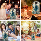 Vintage Sea Turtle 2 Bottle Wine Carrier Tote Bag Insulated Wine Bottles Neoprene Bag with Secure Carry Handle Portable Wine Cooler Bag for Travel Picnic Beach (2 Count)