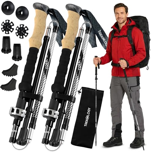 Trek Z Collapsible Hiking & Trekking Poles (2 Count)