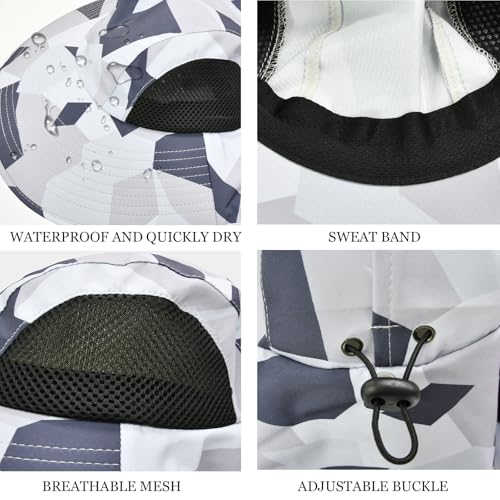 Sun Hat for Men Women with Neck Flap