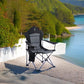 High Back Folding Camping Chair Oversized and Fully Padded