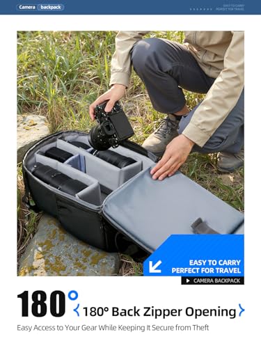 Compact Camera Backpack for DSLR