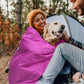 Large Waterproof Outdoor Blanket Thick Fleece 80" x 58"