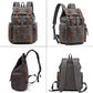 High Capacity Canvas Vintage Backpack