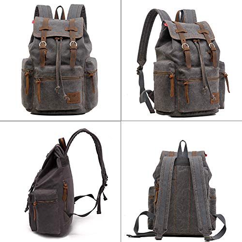 High Capacity Canvas Vintage Backpack