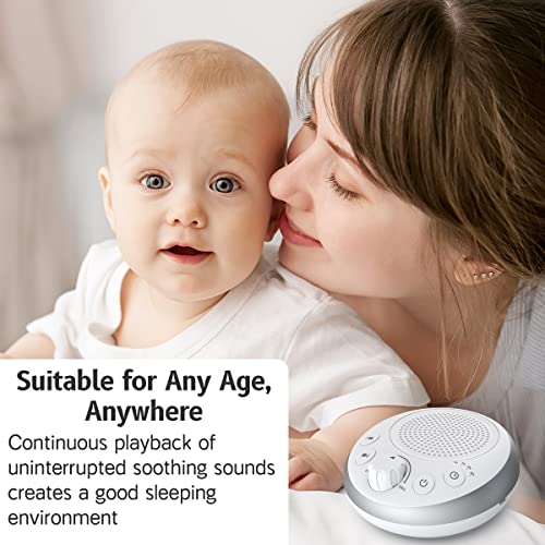 Loud Pink Noise Sound Machine Sleep Machine Nostop 30 Soothing Sounds for Baby Kids Adults Sleep Pinknoise Machine 36