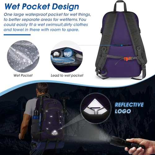 Hiking Backpack 40L Packable Lightweight Camping Daypack Men Women