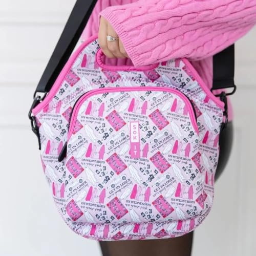 LunchTote Zippered Bag Insulated Neoprene Caddy (She Doesn't Even Ghost Here / X-Large 6.5 Quart Lunch Tote)