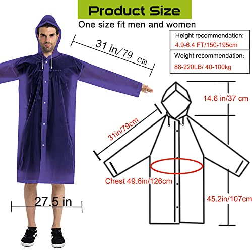 Rain Coats 2 Pack (2 Count)