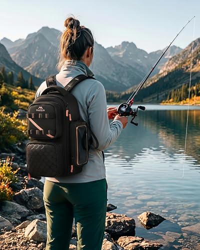 Womens Fishing Sling Bag with Phone Pouch