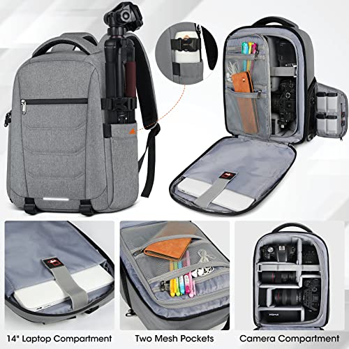 Camera Bag Backpack Professional for DSLR SLR Mirrorless Camera