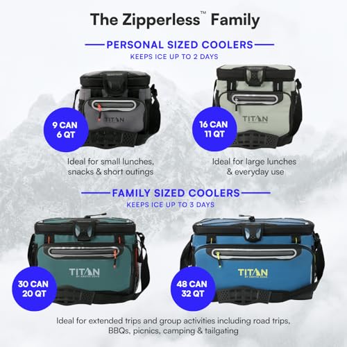 Titan 16 Can Zipperless HardBody Cooler (16 Count)