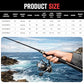 Spinning Fishing Rod & Reel Kit with Carrier Bag