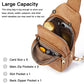 Crossbody Bags for Women Leather Sling Bag for Woman Travel Camel Brown
