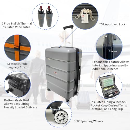 Premium Wine Travel Luggage (10 Count)