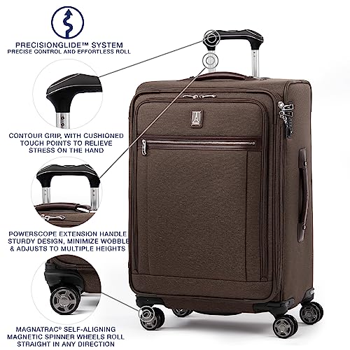 Platinum Elite Checked Luggage Spinner