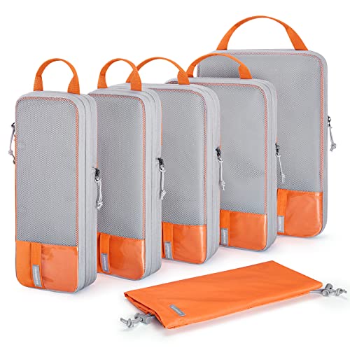 6 Set Compression Packing Cubes for Travel (6 Count)