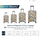 Travel Luggage Cover Suitcase Protector Fits 23