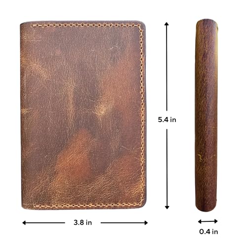 Leather Passport Holder for Men and Women