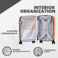 Matrix 25 Inch Medium Checked Luggage Expandable Hardside Upright Suitcase with 360° Spinner Wheels