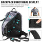 IPX8 Waterproof Fishing Backpack with Rod Holder