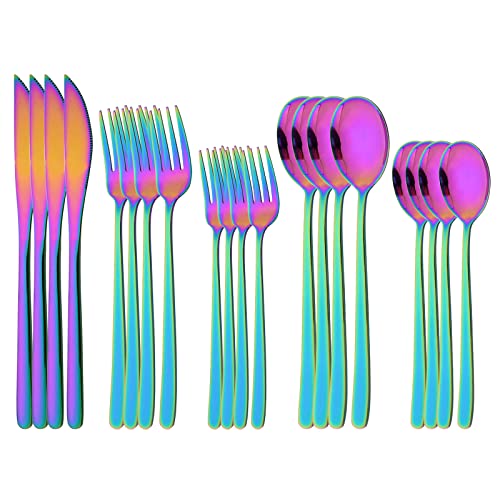 20 Pieces Silverware Set 304 Stainless Steel