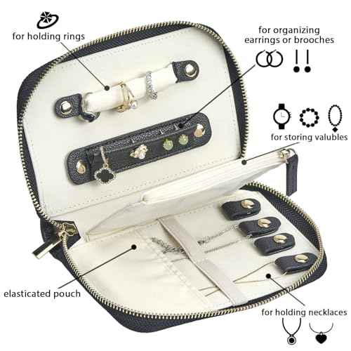 Travel Jewelry Organizer Case